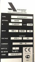 Nidec SPDM350UGE70 Inverter Frequenzumrichter ANSWER DRIVES DC inverter