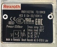 Rexroth HED 8 0A-20/100K14 Hydraulikventil R901102706
