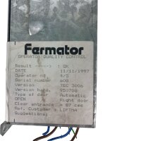 Fermator VVVF-3 Türsteuerung Automatic TEC 3006