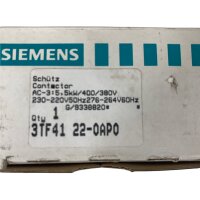 Siemens 3TF4122-0A Schütz Contactor 3TF41 22-0AP0