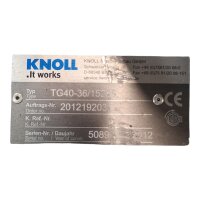 KNOLL TG40-36/15285 Kreiselpumpe Pumpe