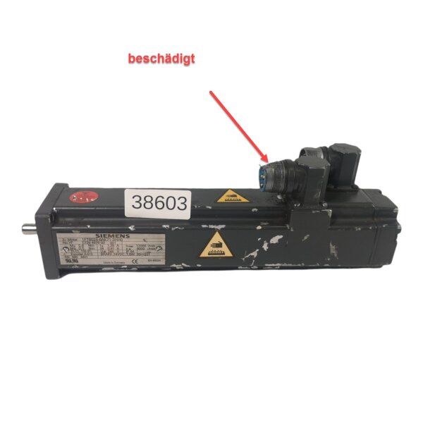 BESCHÄDIGT! Siemens 1FT6024-6AK71-3HH0 Servomotor