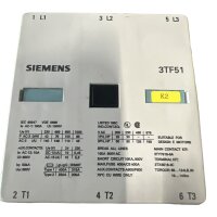 SET Inhalt 2 stk Siemens 3TF51 3TF51-22-0AL2 Leistungsschütz Schütz