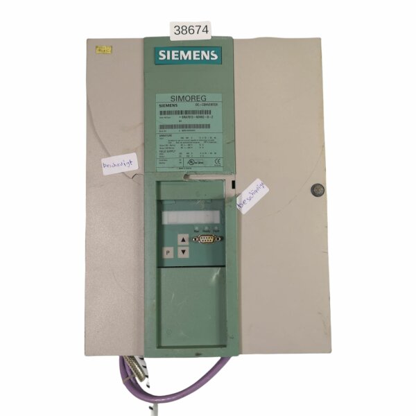 LEICHT BESCHÄDIGT! Siemens SIMOREG 6RA7013-6DV62-0-Z DC-Converter