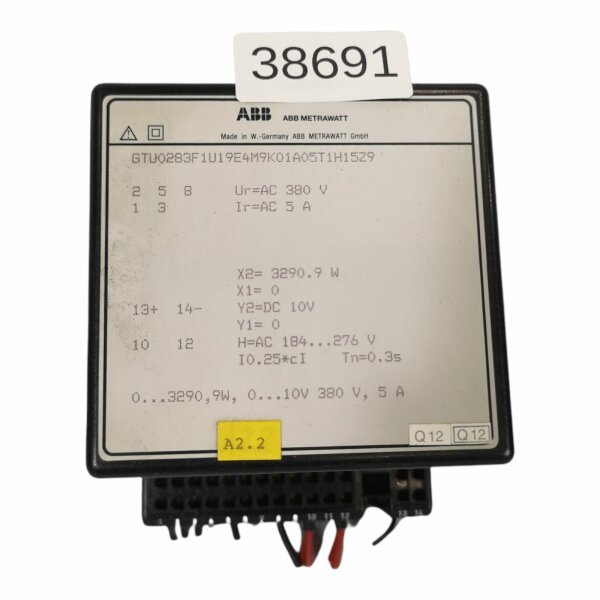 ABB Metrawatt GTU0283F1U19E4M9K01A05T1H1529