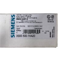 Siemens 3SB3 500-1HA20  Not-Halter Schalter