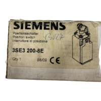 Siemens 3SE3 200-8E Positionsschalter Schalter 3SE3200-8E