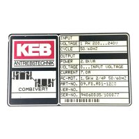 KEB COMBIVERT 09.F0.R01-1228 Frequenzumrichter 2,8 KVA