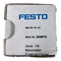 FESTO MA-50-10-1/4 359873 Manometer