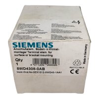 SIEMENS 1 8WD4308-0AB Anschlußelement Boden- o. Winkelmontage