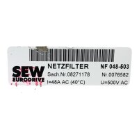 SEW NF 048-503 Netzfilter EMI-Filter HLD110-500/42