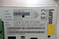 Lenze EVF8201-E Frequenzumrichter 316061    0,37 KW    316 061