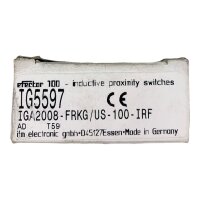 IFM efector 100 IG5597 Induktiv Sensor IGA2008-FRKG/US-100-IRF