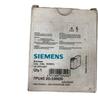 Siemens 7PU45 20-2AN30 Zeitrelais Relais 7PU4520