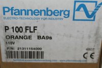 Pfannenberg P 100 FLF BLINKING LIGHT P100FLF orange  115 volt   BLINKLICHT