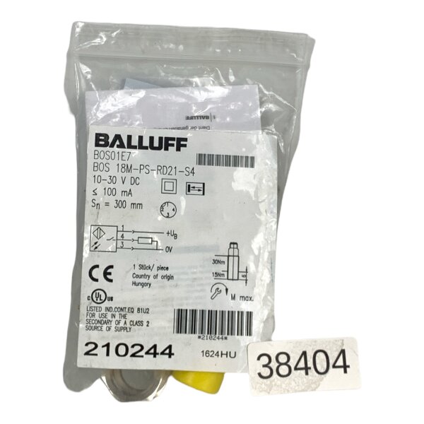 BALLUFF BOS 18M-PS-RD21-S4 Lichttaster 210244