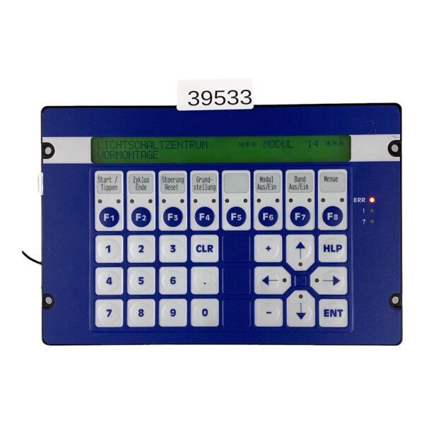 LAUER PCS090 PCS690 Bedienkonsole Operator Panel