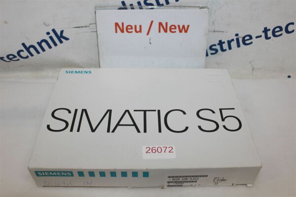 SIEMENS SIMATIC S5 6ES5 430-7LA12 E-Stand 12 Modul versiegelt