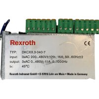 Rexroth DKCXX.3-040-7 FWA-EC0DR3-FGP-03VRS Servo Drive