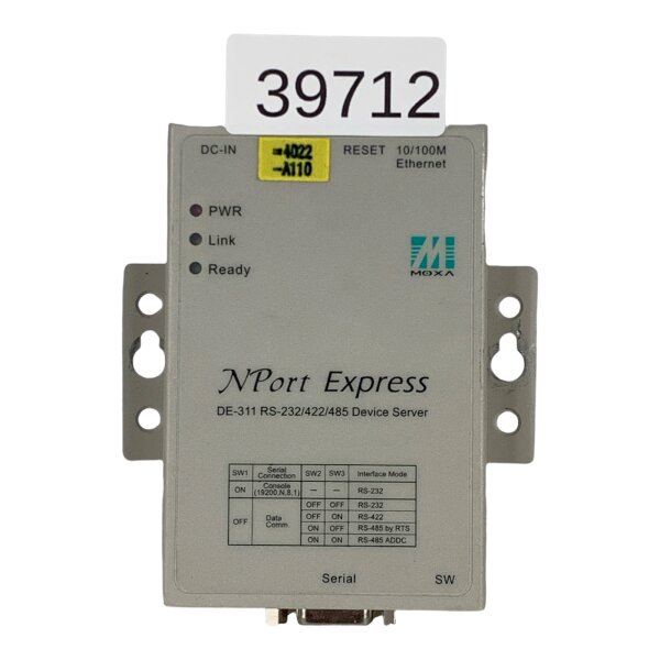 MOXA DE-311 RS-232/422/485 Device Server