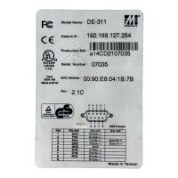 MOXA DE-311 RS-232/422/485 Device Server