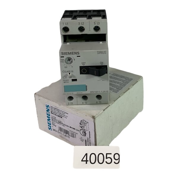 SIEMENS 1 3RV1011-1JA10 Leistungsschalter