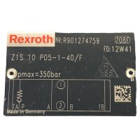Rexroth Z1S 10 P05-1-40/F R901274759...
