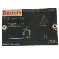 Rexroth Z2S 6-1-64/  R900347495  Rückschlagventil Ventil