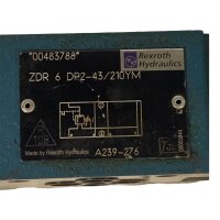 Rexroth ZDR 6 DP2-43/210YM 00483788 Druckreduzierungsventil Druckventil Ventil