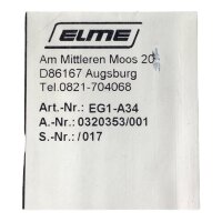 ELME EG1-A34 Power Supply