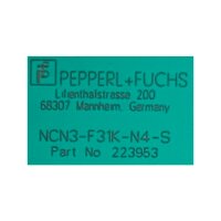 PEPPERL + FUCHS NCN3-F31K-N4-S Induktiver Sensor 223953