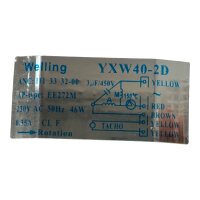 Welling YXW40-2D Waschmaschinenmotor Umlaufmotor