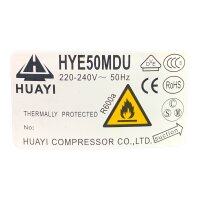 HUAYI HYE50MDU Kompressor Verdichter Kühlkompressor...