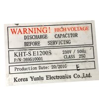 Korea Yunlu KHT-S E1200S Transformator Trafo 269510001