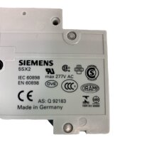 SIEMENS 5SX2 102-7 Leitungsschutzschalter