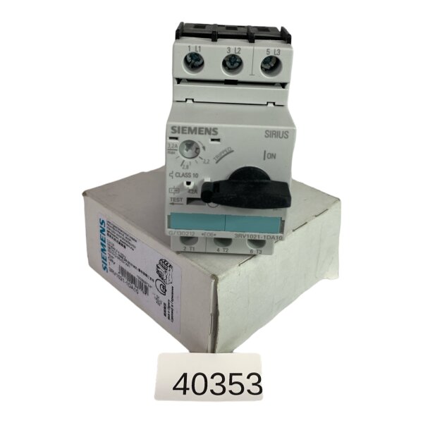 SIEMENS 1 3RV1021-1DA10 Leistungsschalter