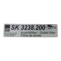 RITTAL SK 3238.200 Austrittfilter