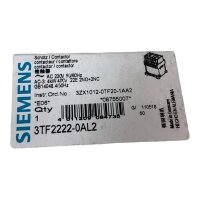Siemens 3TF2222-0AL2 Schütz