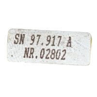 ARBURG 534B SN 97.917 A Verteilerkarte