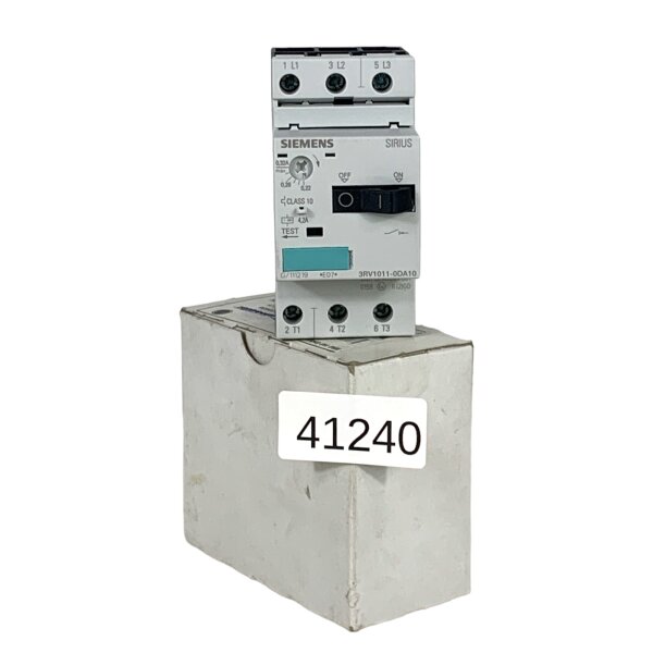 Siemens SIRIUS 3RV1011-0DA10 Leistungsschalter