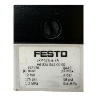 FESTO LRP-1/4-4SA H6 824 042 00 00  Druckregler 197176