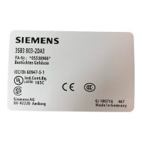 Siemens 3SB3803-2DA3 AP-Taster Bestücktes Gehäuse