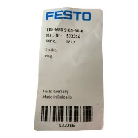 FESTO FBS-SUB-9-GS-DP-B Feldbusstecker 532216