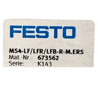 FESTO MS4-LF/LFR/LFB-R-M.ERS 673562 Schalenbaugruppe