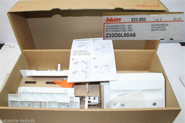 BLUM INTIVIO Tandembox SYNCROMOTION-Set, Z33D0L00A6, KS Seidenweiß