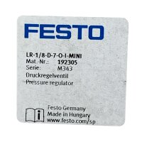 FESTO LR-1/8-D-7-O-I-MINI 192305 Druckregelventil Ventil