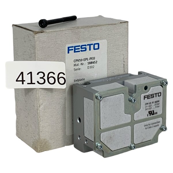 FESTO CPV10-EPL-PEU Endplatte 188452