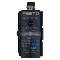 FESTO SDE5-D10-O-Q4E-P-M8 Drucksensor Sensor 527466