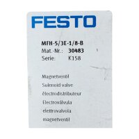 FESTO MFH-5/3E-1/8-B Magnetventil Ventil 30483