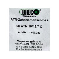 BRECO 50ATN10/12,7C ATN-Zahnriemenschloss
